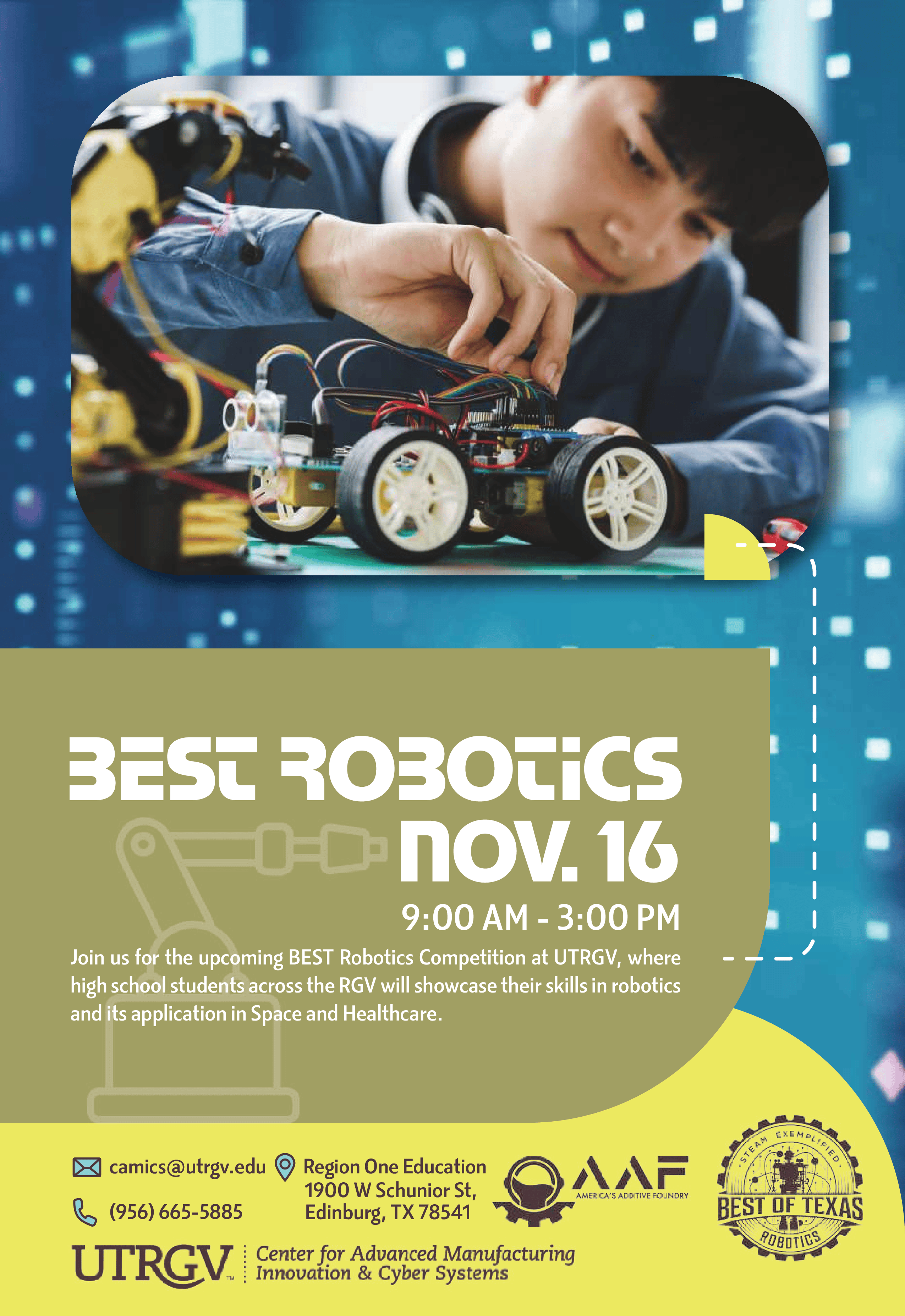 Best Robotics Event November 16 Page Banner 